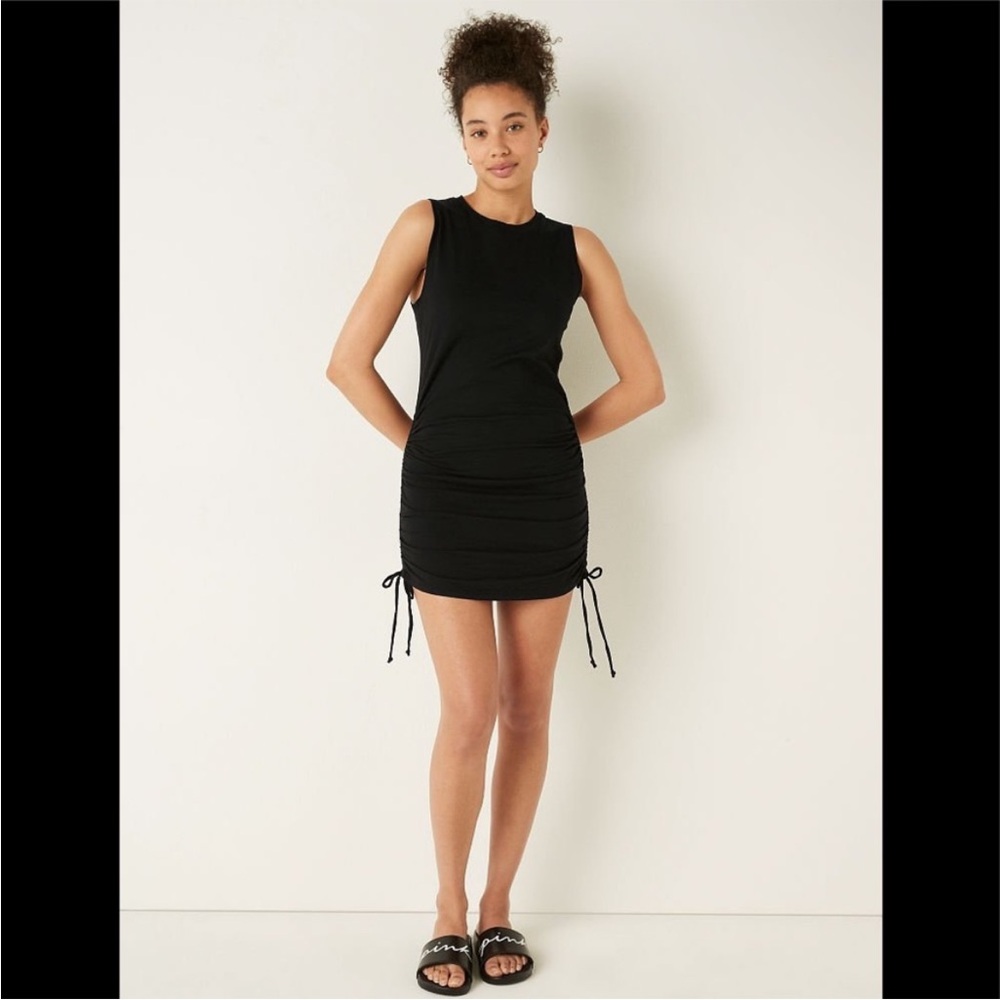 PINK Victoria’s Secret Ruched Side Tank Dress XS‎